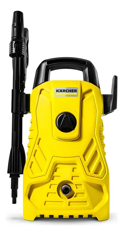 Lavadora de alta presión Kärcher Compacta amarilla y negra de 1200 W con 1500 psi de presión máxima de 110 V