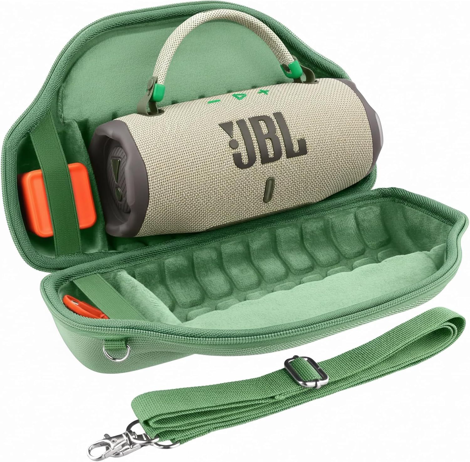 JBL Charge 6 Altavoz Bluetooth portátil (negro) | IP68 impermeable, a prueba de polvo y DropProof, audio inalámbrico para exteriores | 28 horas de reproducción + paquete de estuche de viaje