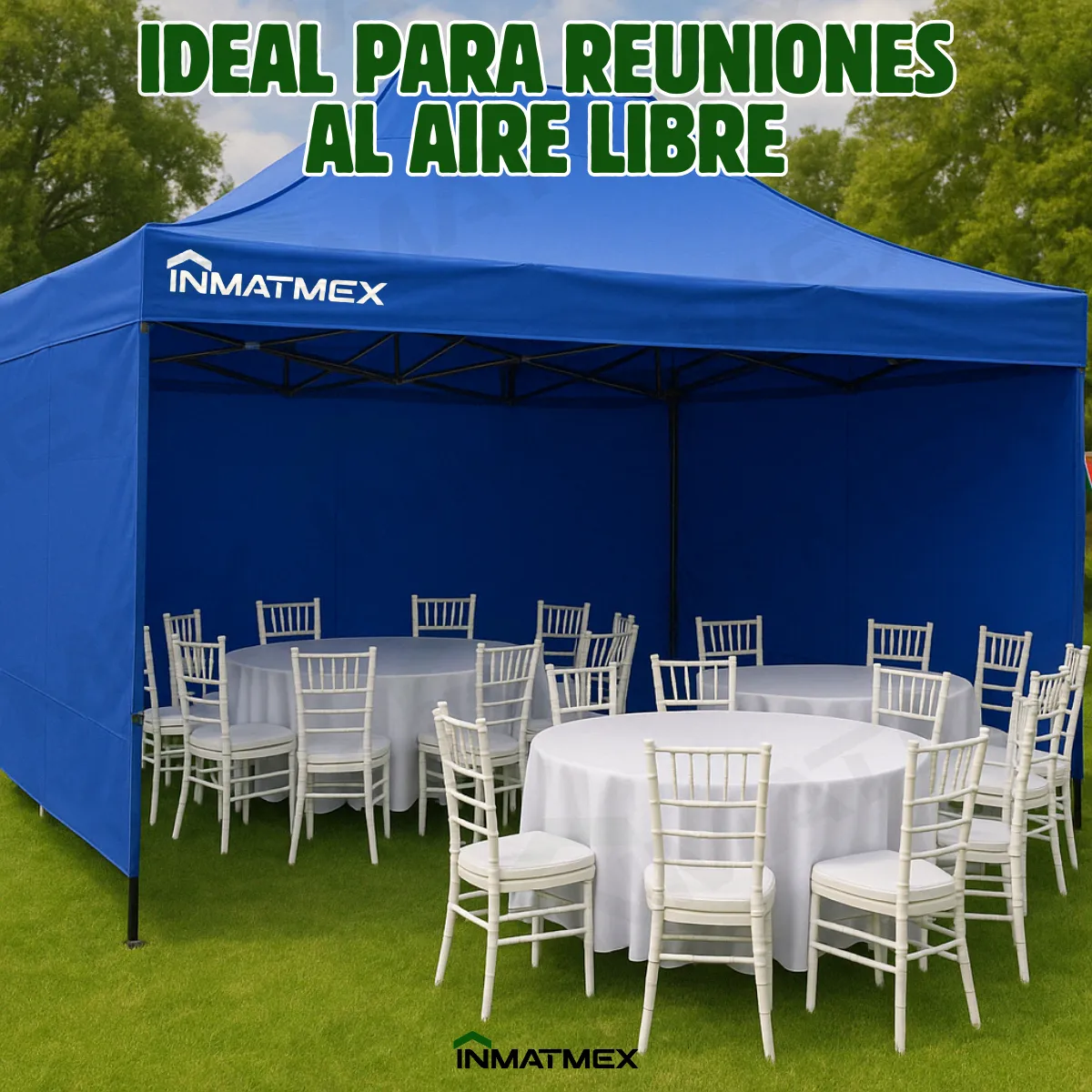 Carpa 3x4.5 Reforzado Plegable Impermeable Con Paredes Toldo