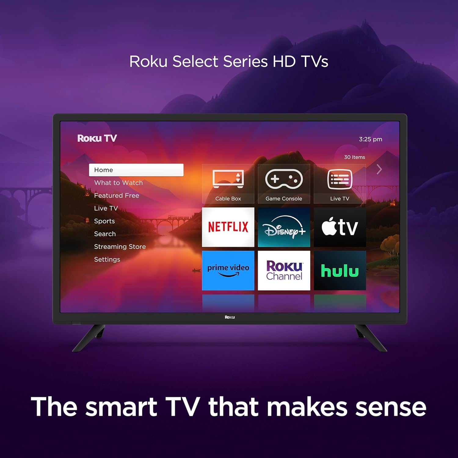 Roku Smart TV 2025 - Serie Selecta de 40 Pulgadas, TV Full HD de 1080p - RokuTV con Control Remoto de Voz - Televisión LED de visualización Plana con Wi-Fi para transmitir Noticias Locales en Vivo