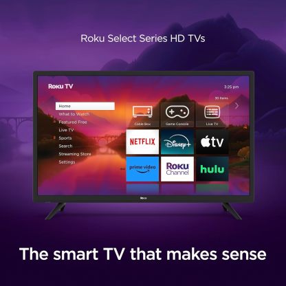 Roku Smart TV 2025 - Serie Selecta de 40 Pulgadas, TV Full HD de 1080p - RokuTV con Control Remoto de Voz - Televisión LED de visualización Plana con Wi-Fi para transmitir Noticias Locales en Vivo