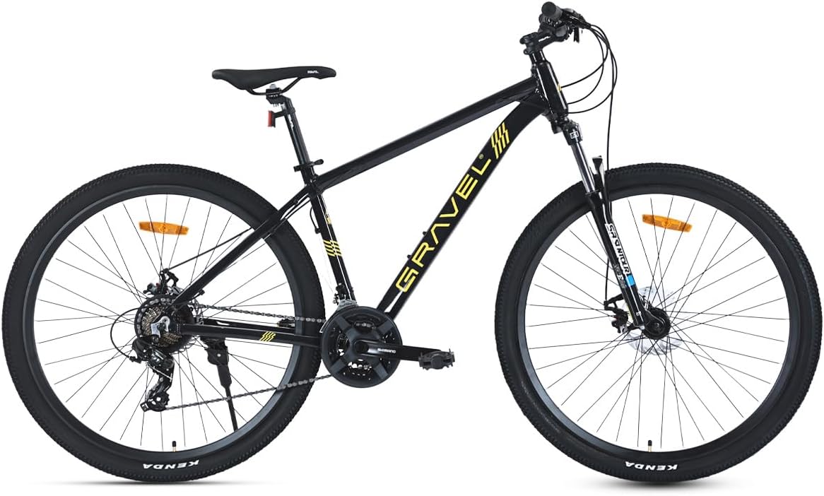 GRAVEL | Mountain Bike Everest MTB - Bicicleta Rodada 29 - Bicicleta de Montaña | Diseño Aerodinámico con 21 Velocidades Shimano y Frenos de Disco