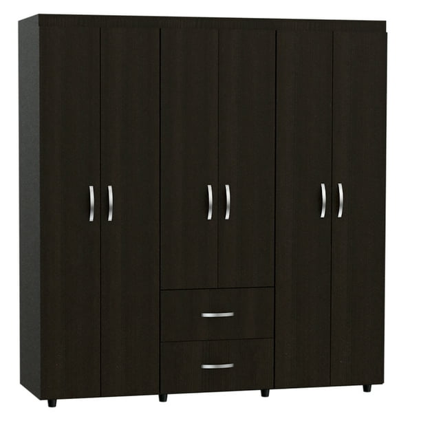 Closet Armable Bariloche Wengue Armario Recámara Excelsior Excelsior Moderno