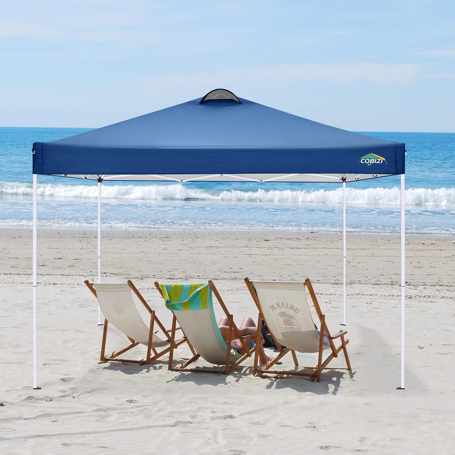 COBIZI - Toldo desplegable de 10 x 20 Pulgadas con 6 Paredes Laterales, toldo Impermeable para Eventos al Aire última intervensión, UPF 50+ cenador portátil para Fiestas, Playa, Camping, Boda,