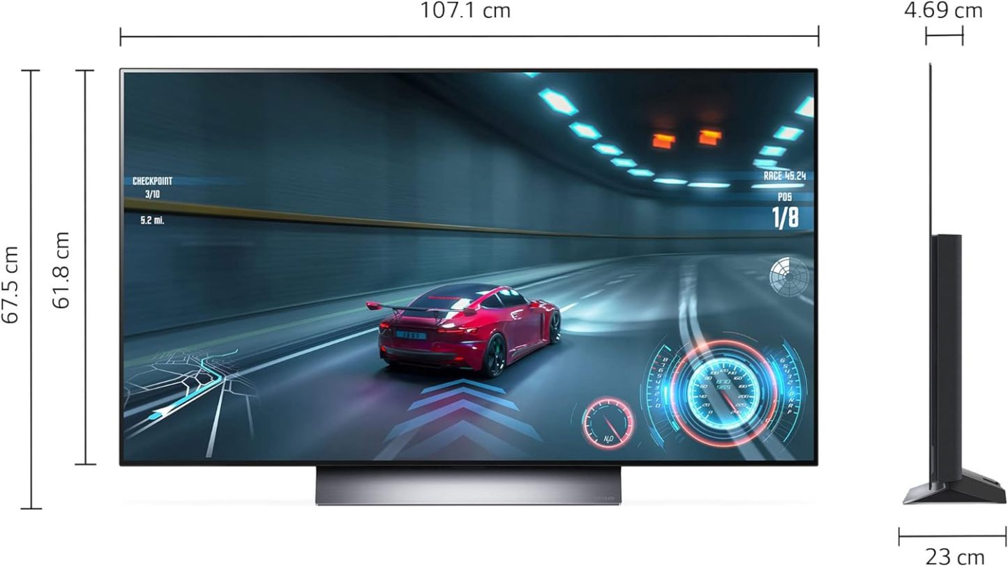 LG Pantalla OLED EVO 55 Pulgadas 4K Smart TV 2024 ThinQ AI OLED55C4PSA