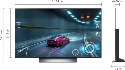LG Pantalla OLED EVO 55 Pulgadas 4K Smart TV 2024 ThinQ AI OLED55C4PSA