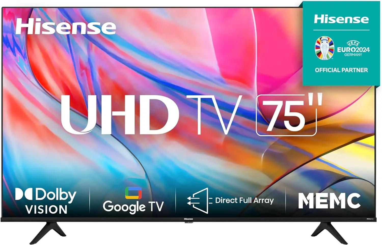 Hisense Pantalla 75" 4K Smart TV LED 65A6H Google TV