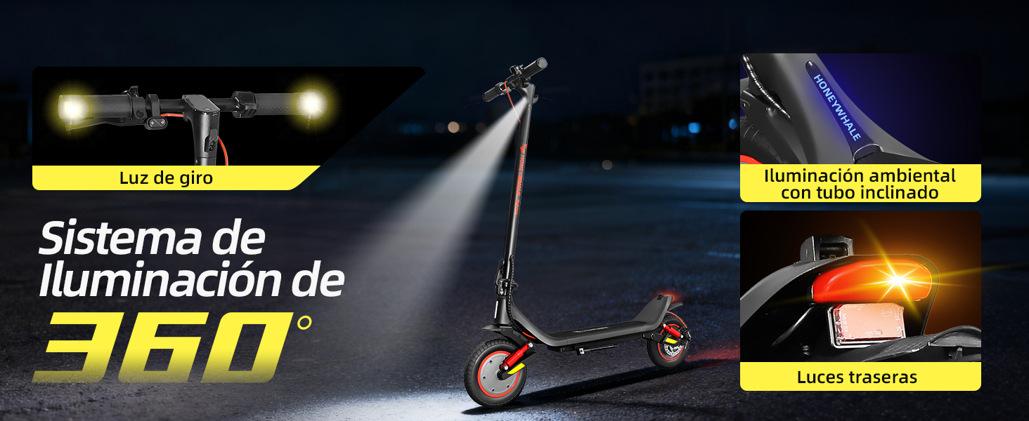 HONEYWHALE M1 MAX Scooter El&eacute;ctrico Plegable para Adultos,