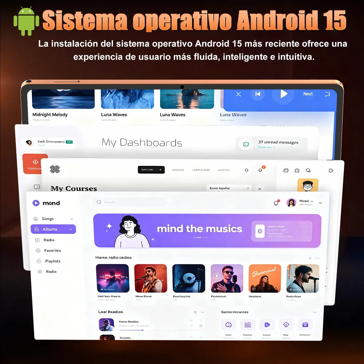 Tablet Android 15 de 10.1" con 22GB RAM, 256GB ROM y Funda Teclado