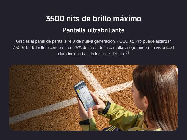 POCO X8 Pro | Con regalo exclusivo | Procesador Dimensity 8500-Ultra | Bater&iacute;a de 6500mAh (t&iacute;p) con HyperCharge de 100W | Pantalla AMOLED ultrabrillante de 1.5K y 120Hz | C&aacute;mara Sony IMX882 de 50MP con OIS | Resistencia al polvo y al agua IP68