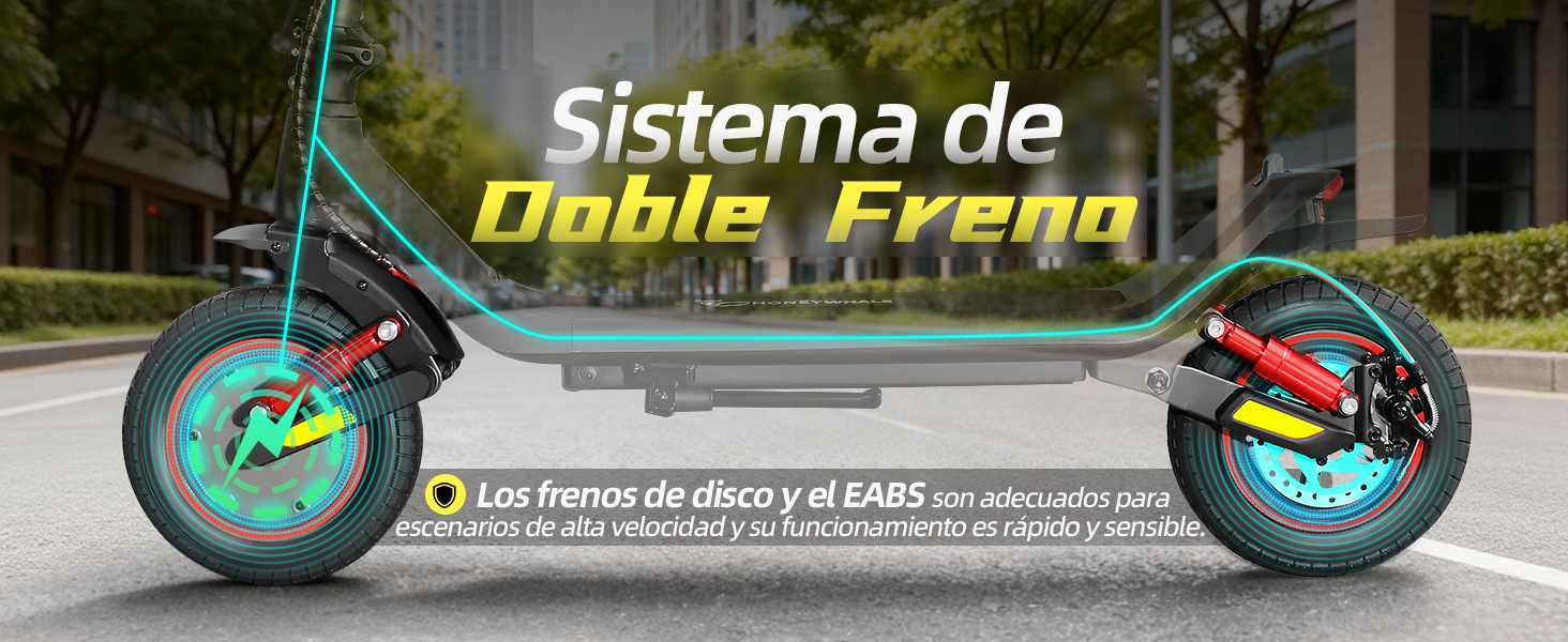 HONEYWHALE M1 MAX Scooter El&eacute;ctrico Plegable para Adultos,