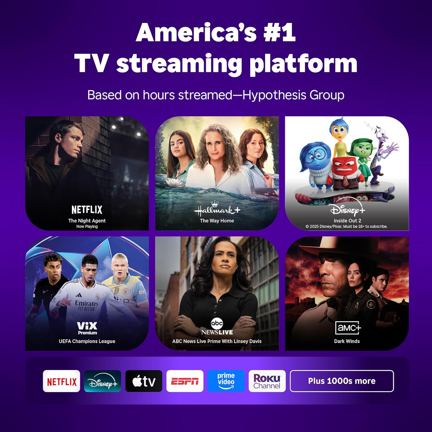 Roku Smart TV 2025 - Serie Selecta de 40 Pulgadas, TV Full HD de 1080p - RokuTV con Control Remoto de Voz - Televisión LED de visualización Plana con Wi-Fi para transmitir Noticias Locales en Vivo