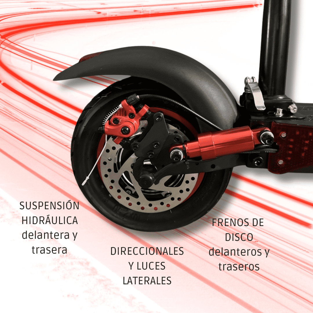 Scooter Eléctrico TIO T5 MASTER 1000W Patín Eléctrico Adulto