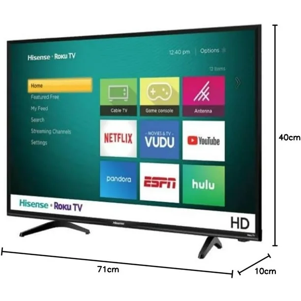 Combo 2 Pantallas Hisense 32" Smart TV ROKU 32H4030F4