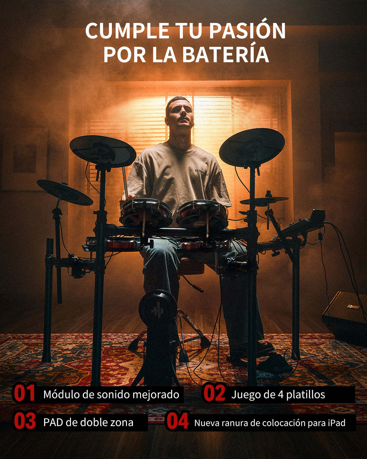 Donner DED-300X Batería Eléctrica Portátil