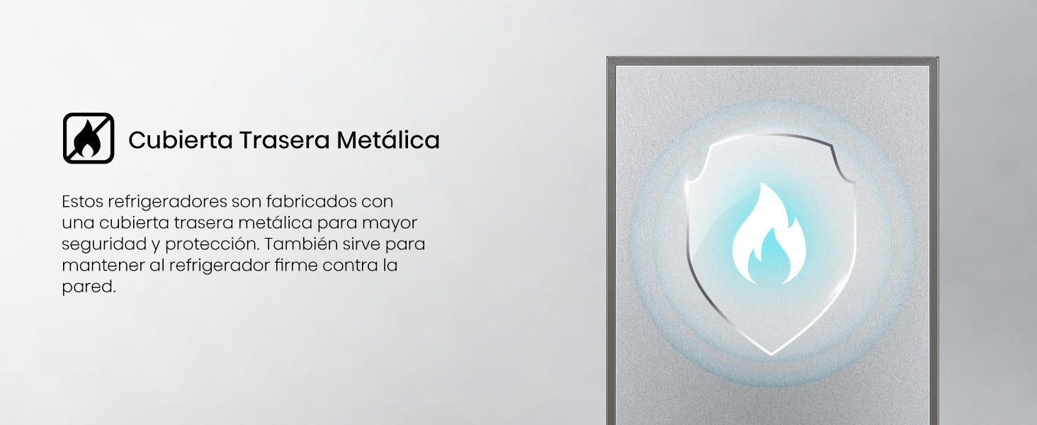 Cubierta Trasera Met&aacute;lica