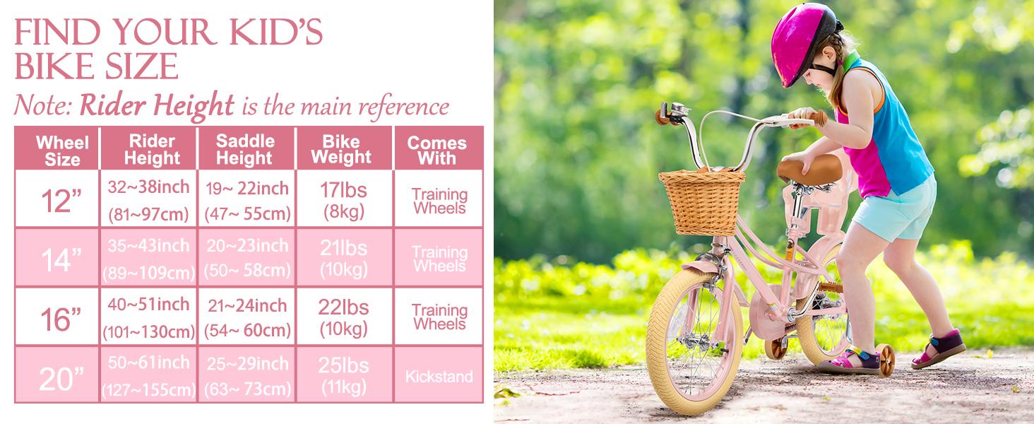 KORIMEFA Bike Toddlers and Kids, 12, 14, 16, 20 Inch Toddler & Kids Bike with Adjustable Seat & Handlebar, Training Wheels, Basket & Bell | Lightweight & Safe Design DealsForYouDays