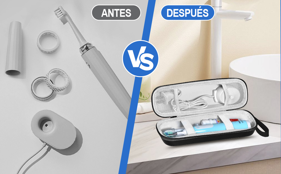 Estuche de Viaje para Cepillo de Dientes Eléctrico