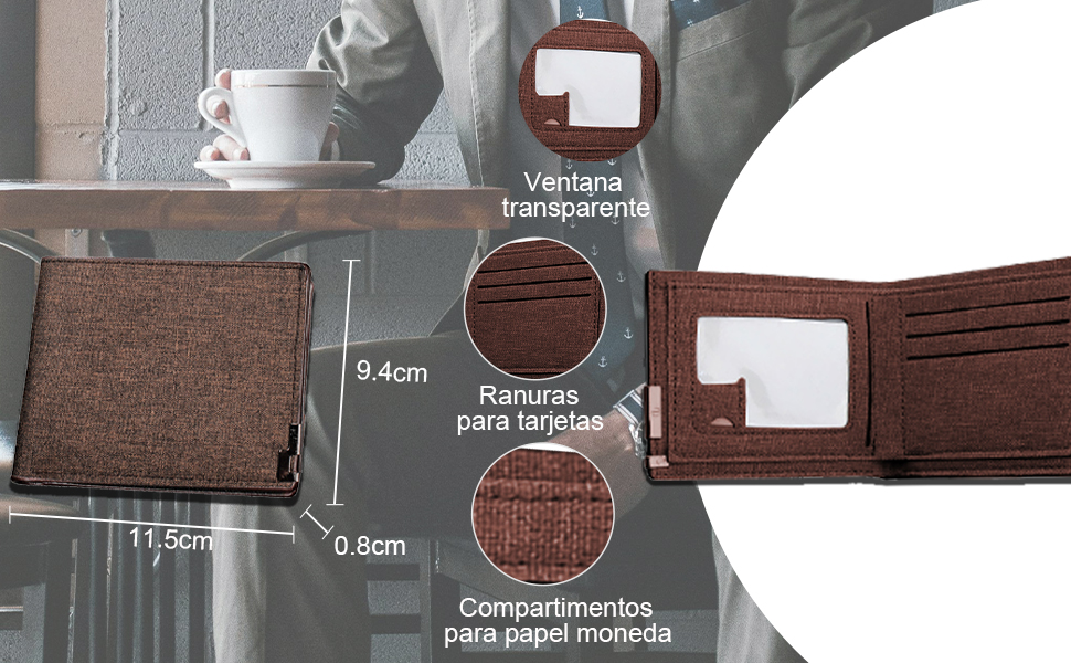 carteras para hombre