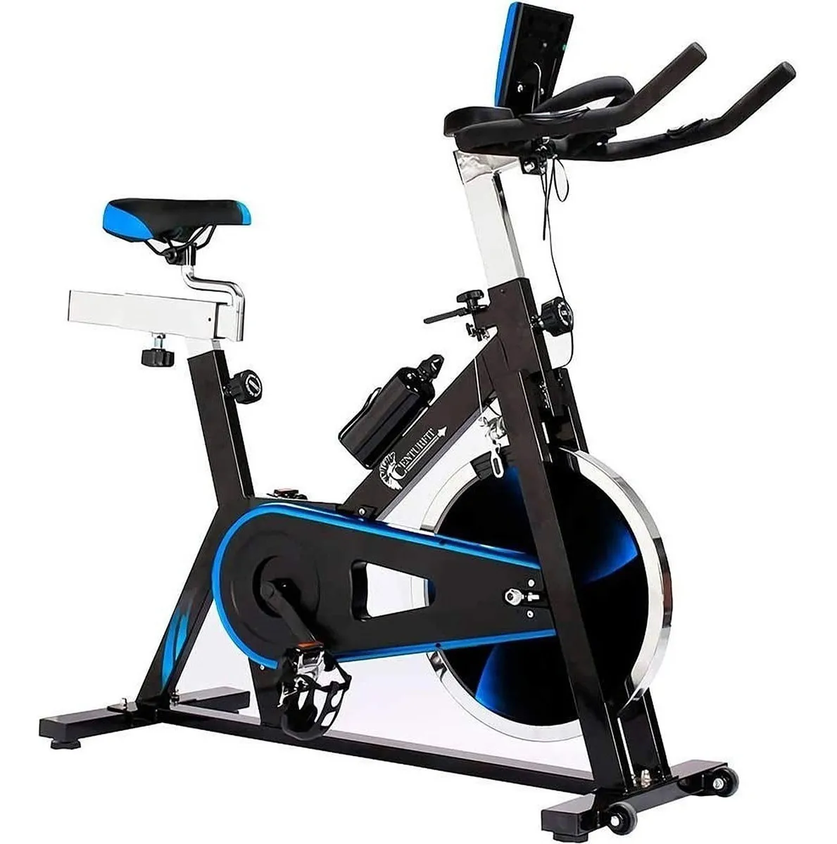 Imagen 2 de 5 de Bicicleta Estatica Spinning Fija Ejercicio En Casa Gimnasio Rueda De 18kg Profesional Uso Rudo Gym Centurfit