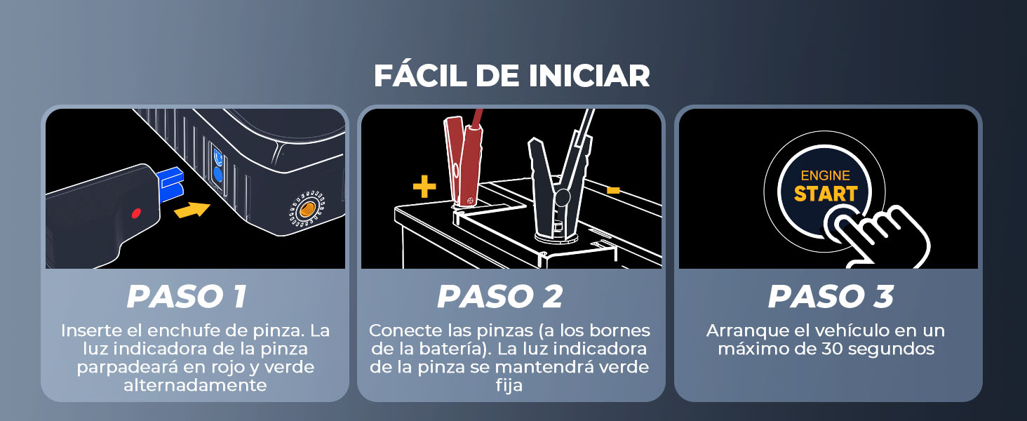 bateria y accesorios de bateria de auto