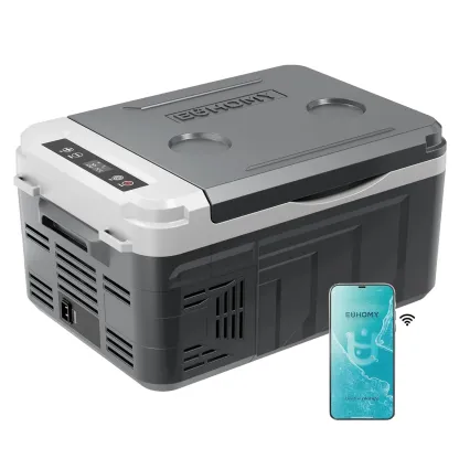 Nevera eléctrica de 12 V y 11 cuartos (refrigerador para coche) — Compatible con App y Bluetooth, congelador portátil para vehículos recreativos y automóviles