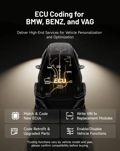 Escáner bidireccional TOPDON ONE de 10,1" con codificación de ECU, J2534 Pass-Thru, diagnóstico TopFix AI, mapeo de topología OE. Herramienta de escaneo automotriz profesional.