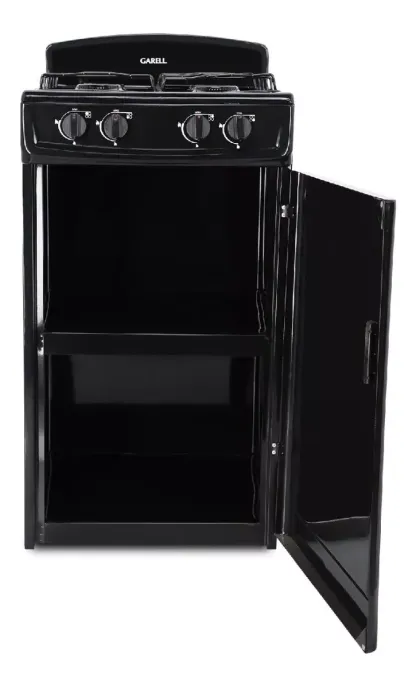 [Copy]Estufa Parrilla De Gabinete A Gas Lp De 4 Quemadores Garell Color Negro