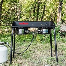 Cocina doble quemador mejor camping coleman stansport campamento cocina al aire libre explorador 2x 3x cocina cocina