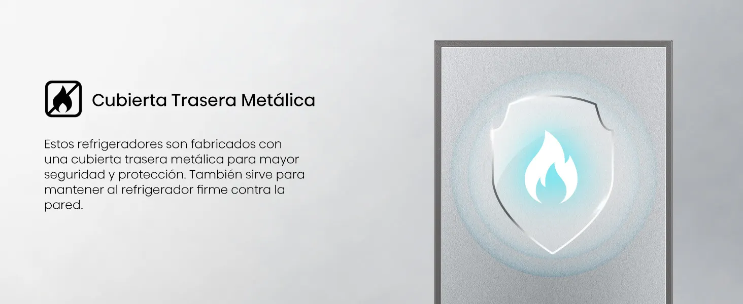 Cubierta Trasera Met&aacute;lica