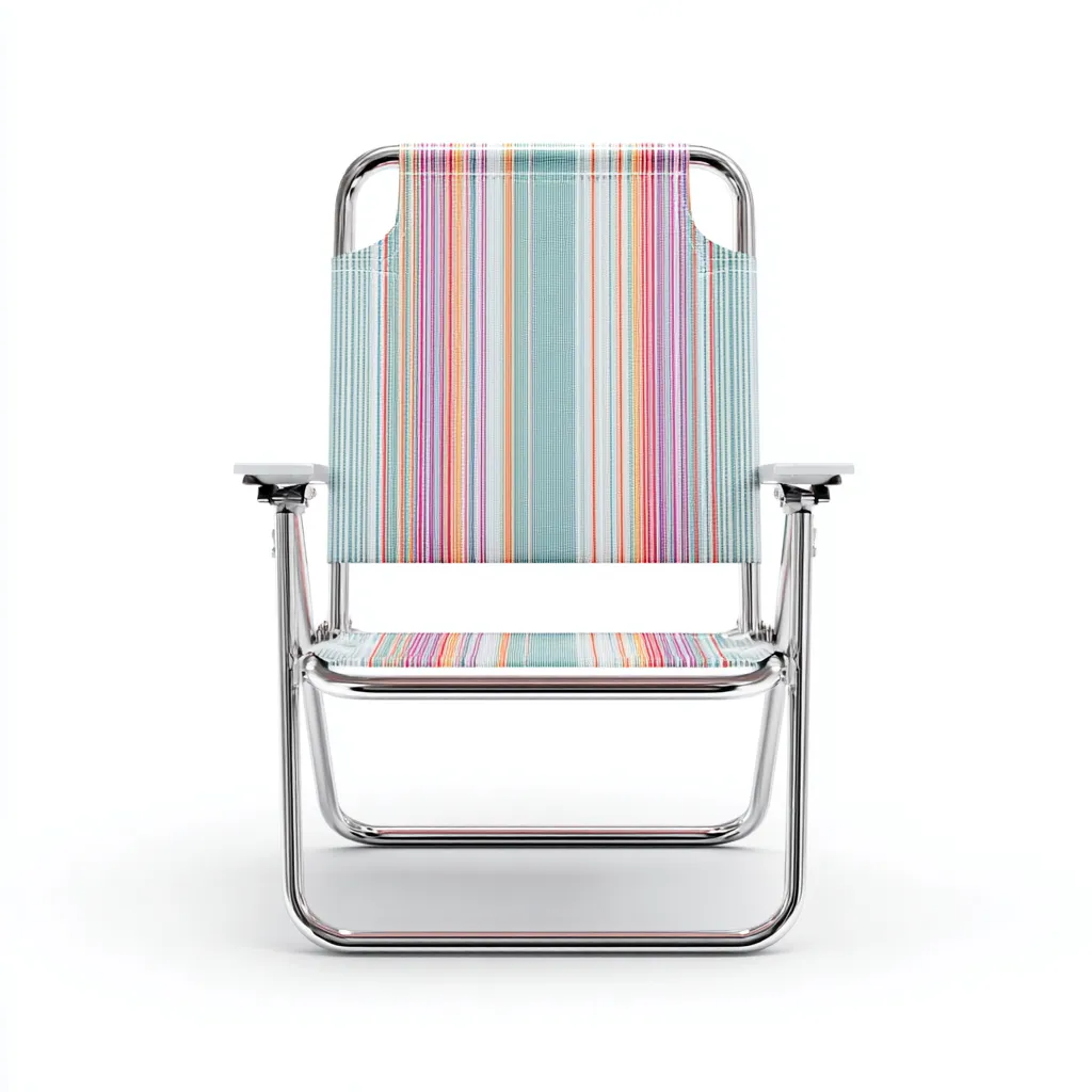 Fauteuil de jardin 56x64x79 cm métal multicolore-bleu clair - chaise relax extérieure-Bambooupio