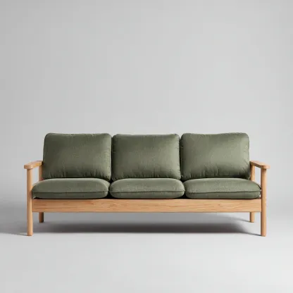 Canapé de jardin bois massif 180x75x80 cm - vert - design moderne adapté pour l'extérieur-Dengetnest