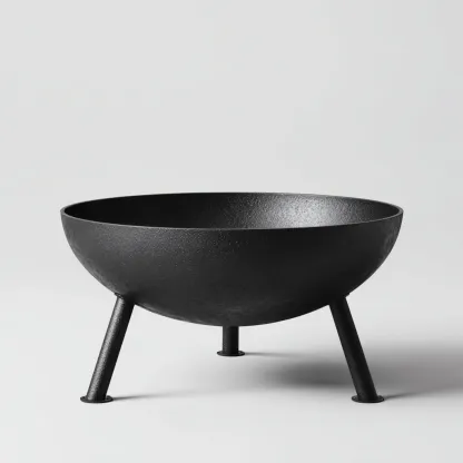 Chauffage d'extérieur métal 48x48x34 cm noir adapté au chauffage extérieur design simple-Dengetnest