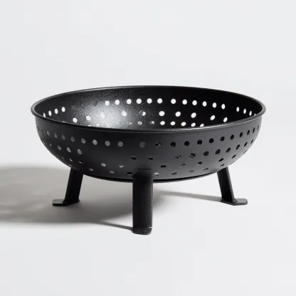 Chauffage d'extérieur - acier - 45x45x25 cm - noir - pour jardin - design fonctionnel-Dengetnest