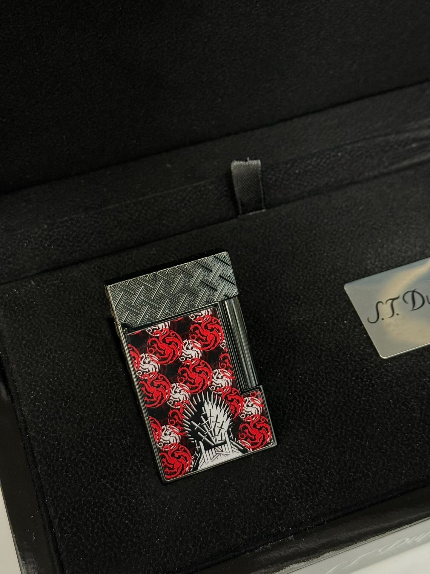 ST Dupont Ligne 2 Game of Thrones Collection Dual Flame Butane Lighter | House Targaryen, Lannister & Stark Limited Edition