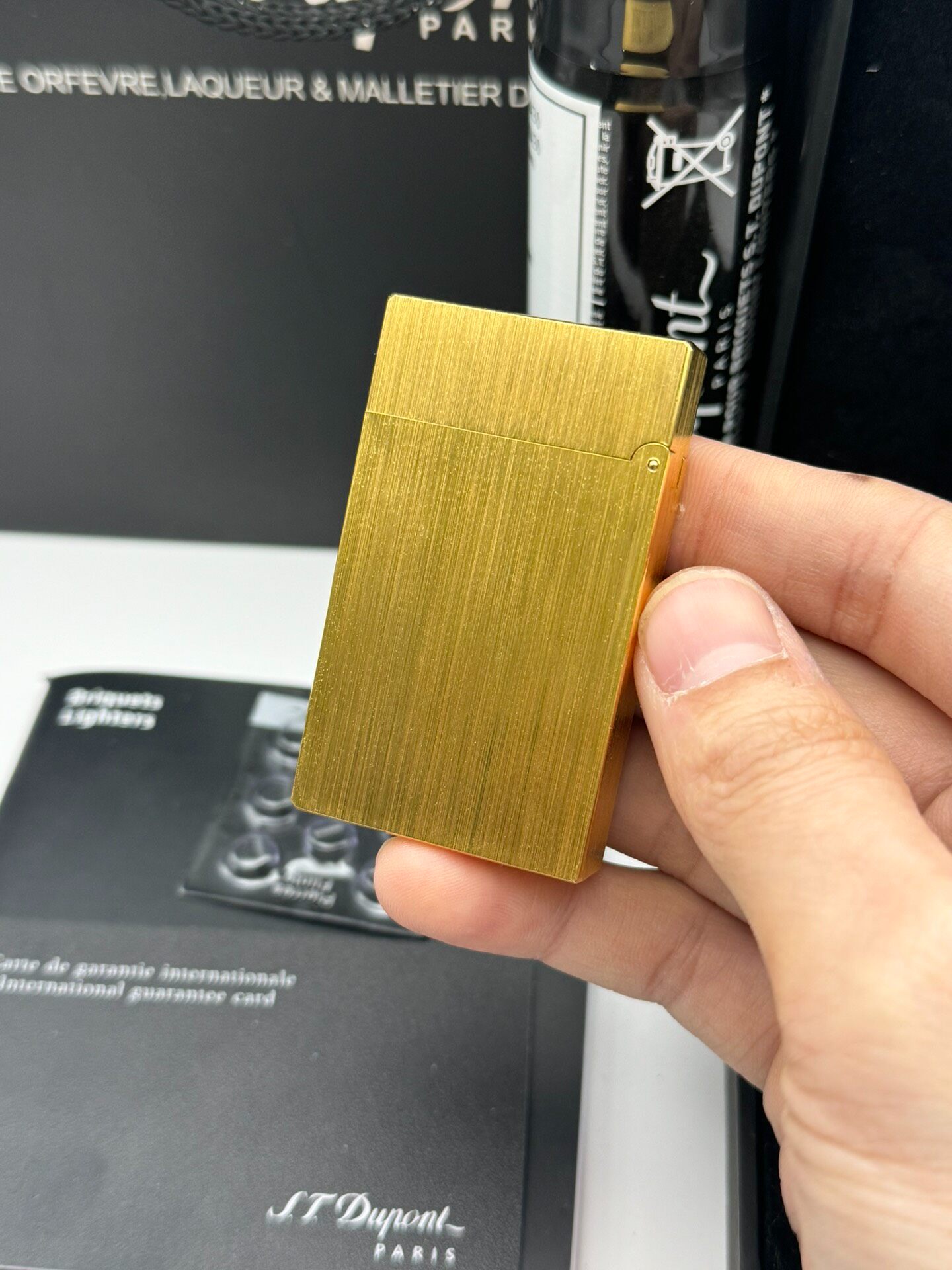 Givenchy Vintage Vertical Stripe Brushed Edition Lighter
