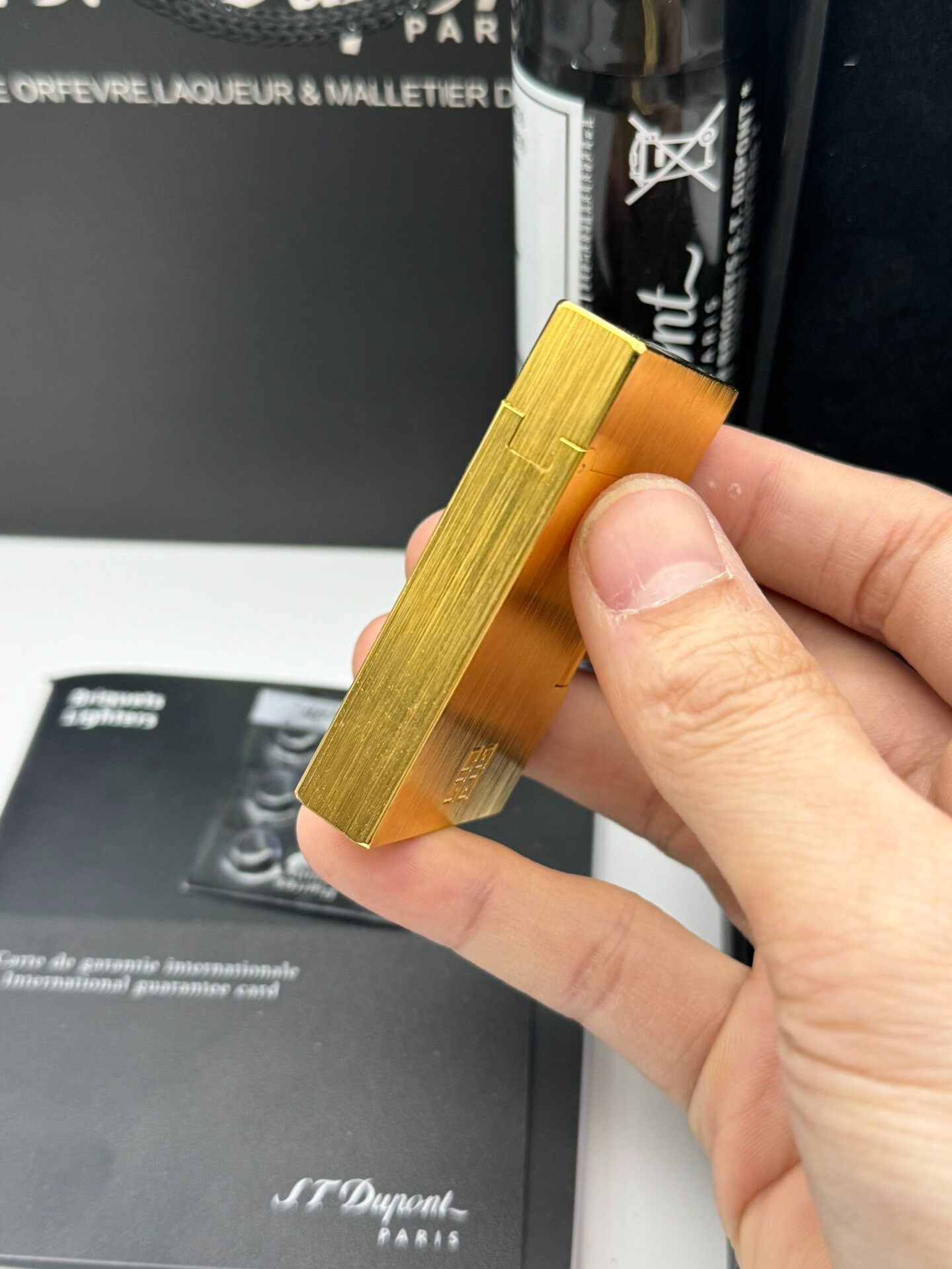 Givenchy Vintage Vertical Stripe Brushed Edition Lighter