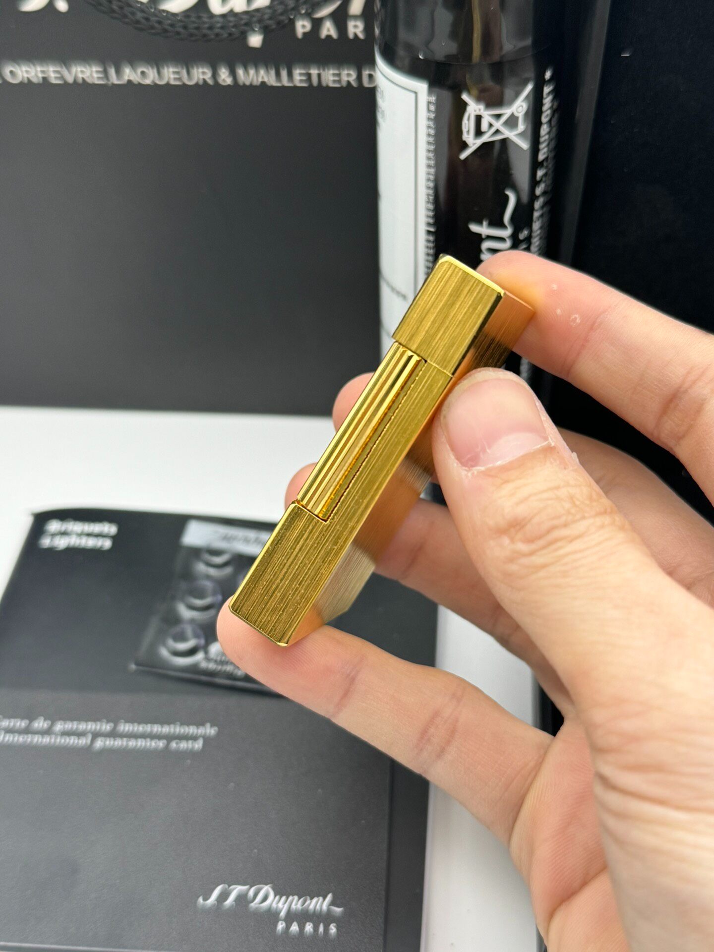 Givenchy Vintage Vertical Stripe Brushed Edition Lighter