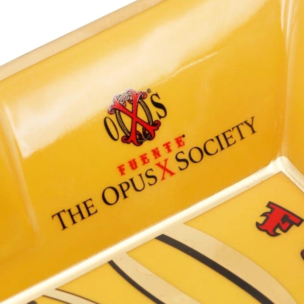 OpusX Society El Amarillo Porcelain Ashtray – Luxury Yellow Edition