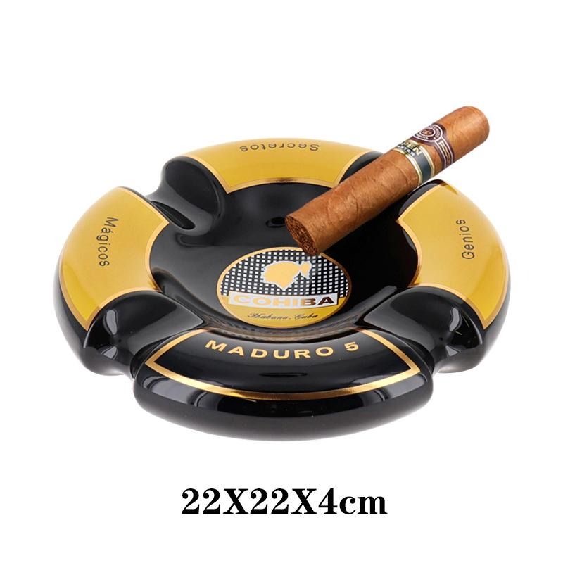 CH Cuba Limited Edition Ceramic Ashtray 220mm Round Luxury Design