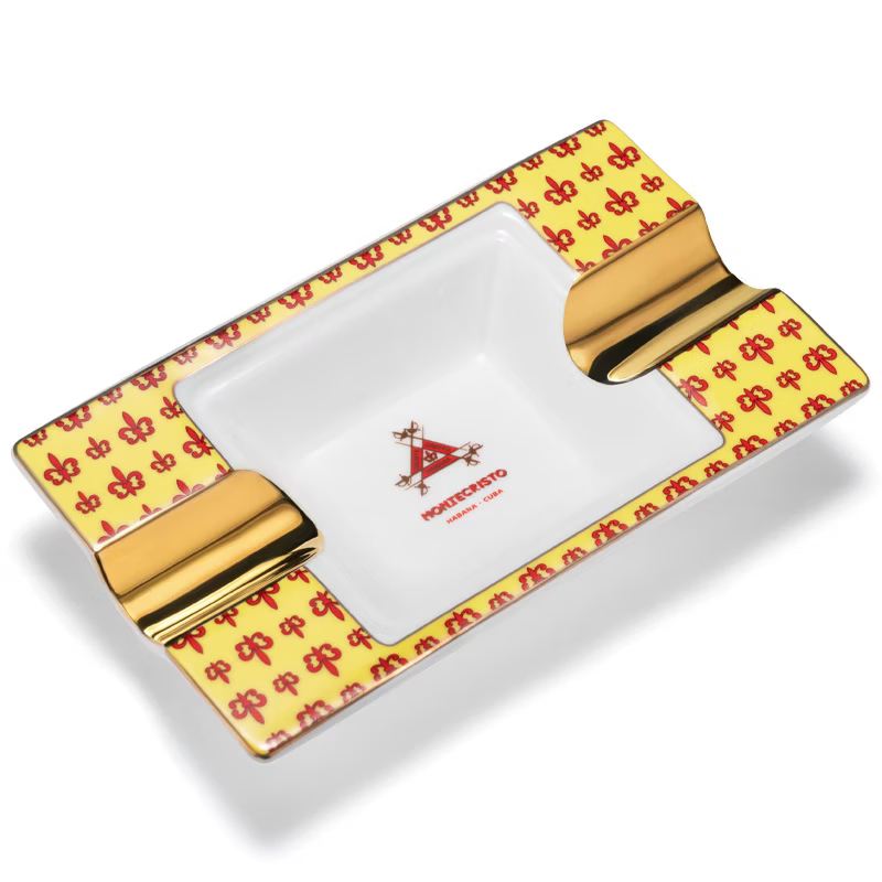 Luxury Ceramic Ashtray Large Wide Bowl Premium Tabletop Ash Tray with Gift Box