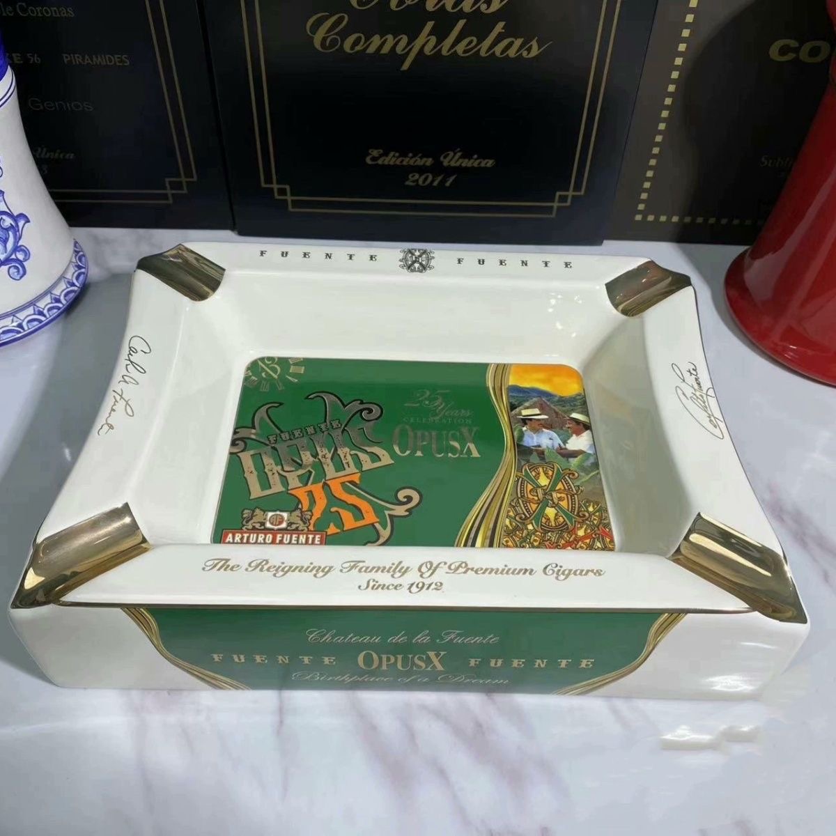 Arturo Fuente Opus X 20th Anniversary Ceramic Ashtray – Luxury Limited Edition Collectible