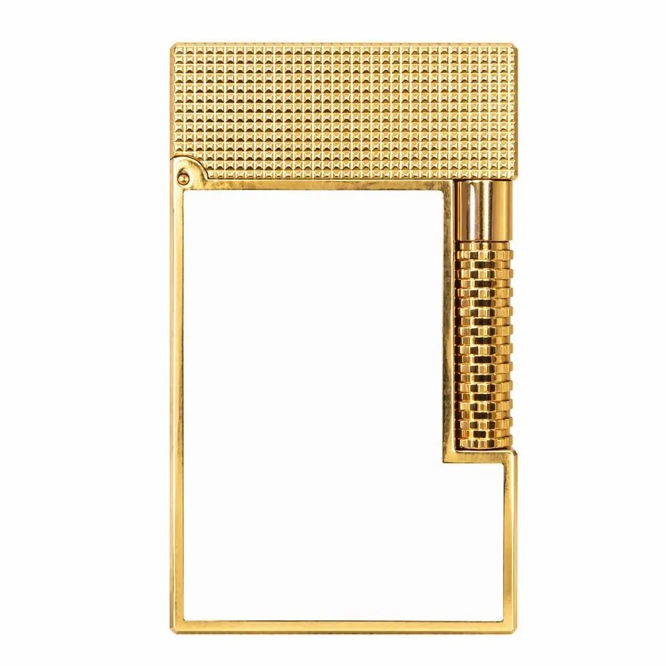 Gold Horizontal Roller Personalized Butane Lighter | Custom Photo Edition