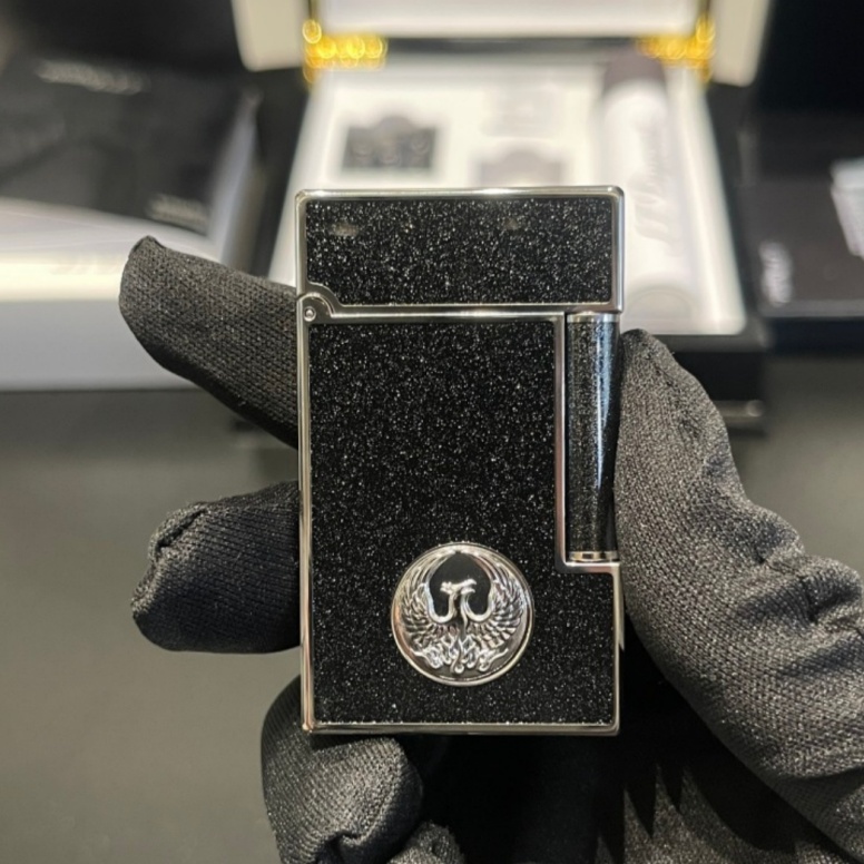 S.T. Dupont Le Grand Phoenix Emblem Lighter – Silver & Gold Editions