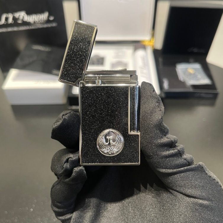 S.T. Dupont Le Grand Phoenix Emblem Lighter – Silver & Gold Editions