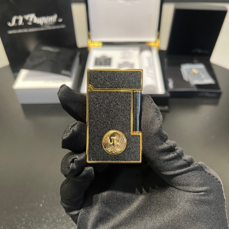 S.T. Dupont Le Grand Phoenix Emblem Lighter – Silver & Gold Editions