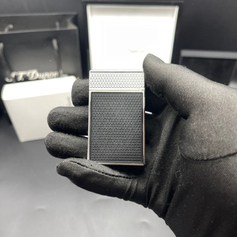 S.T. Dupont Le Grand Diamond Head Black Palladium Luxury Lighter