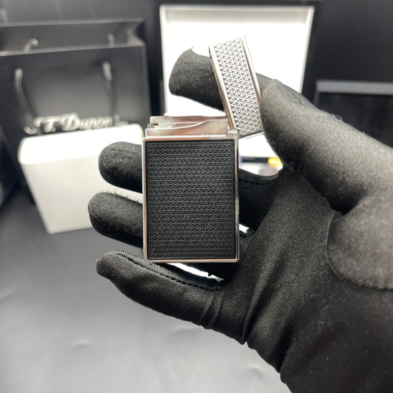 S.T. Dupont Le Grand Diamond Head Black Palladium Luxury Lighter