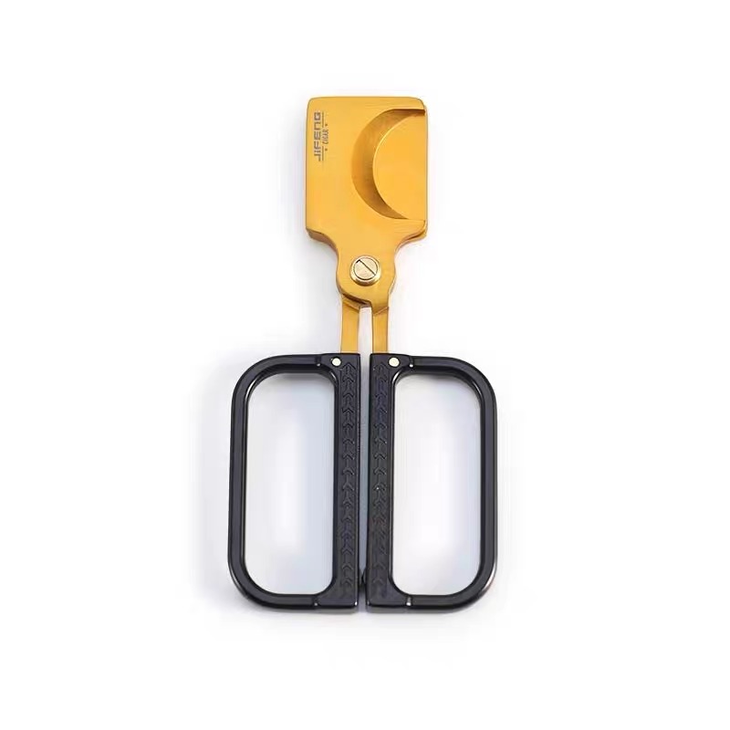 JIFENG Large Ring Gauge Cigar Cutter | Premium Guillotine Cutter with Gift Box