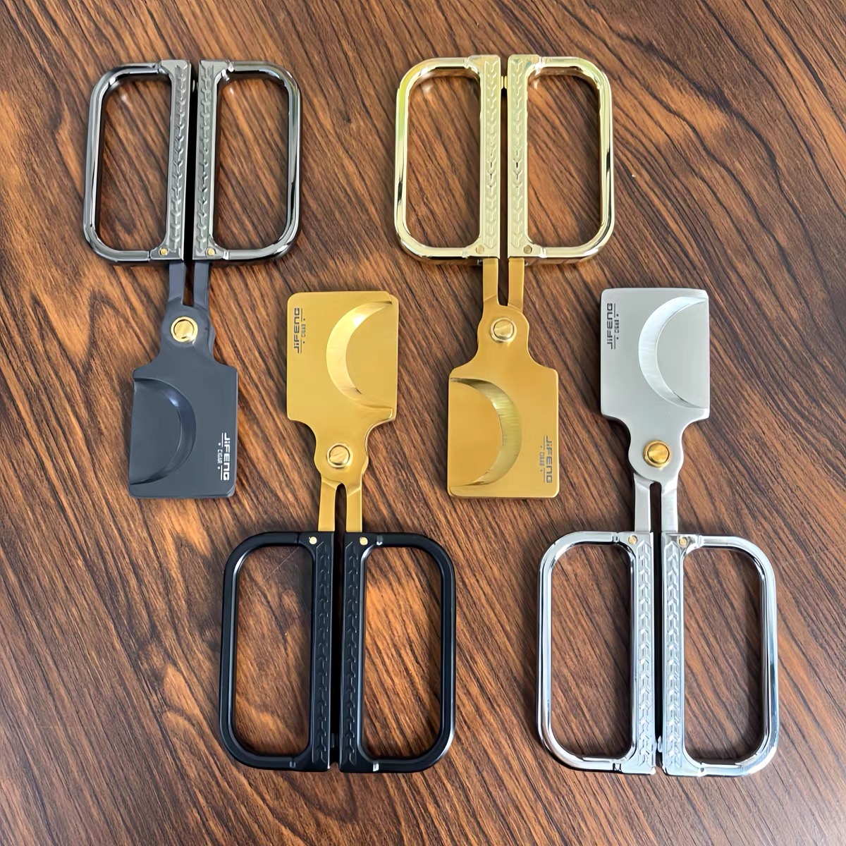 JIFENG Large Ring Gauge Cigar Cutter | Premium Guillotine Cutter with Gift Box